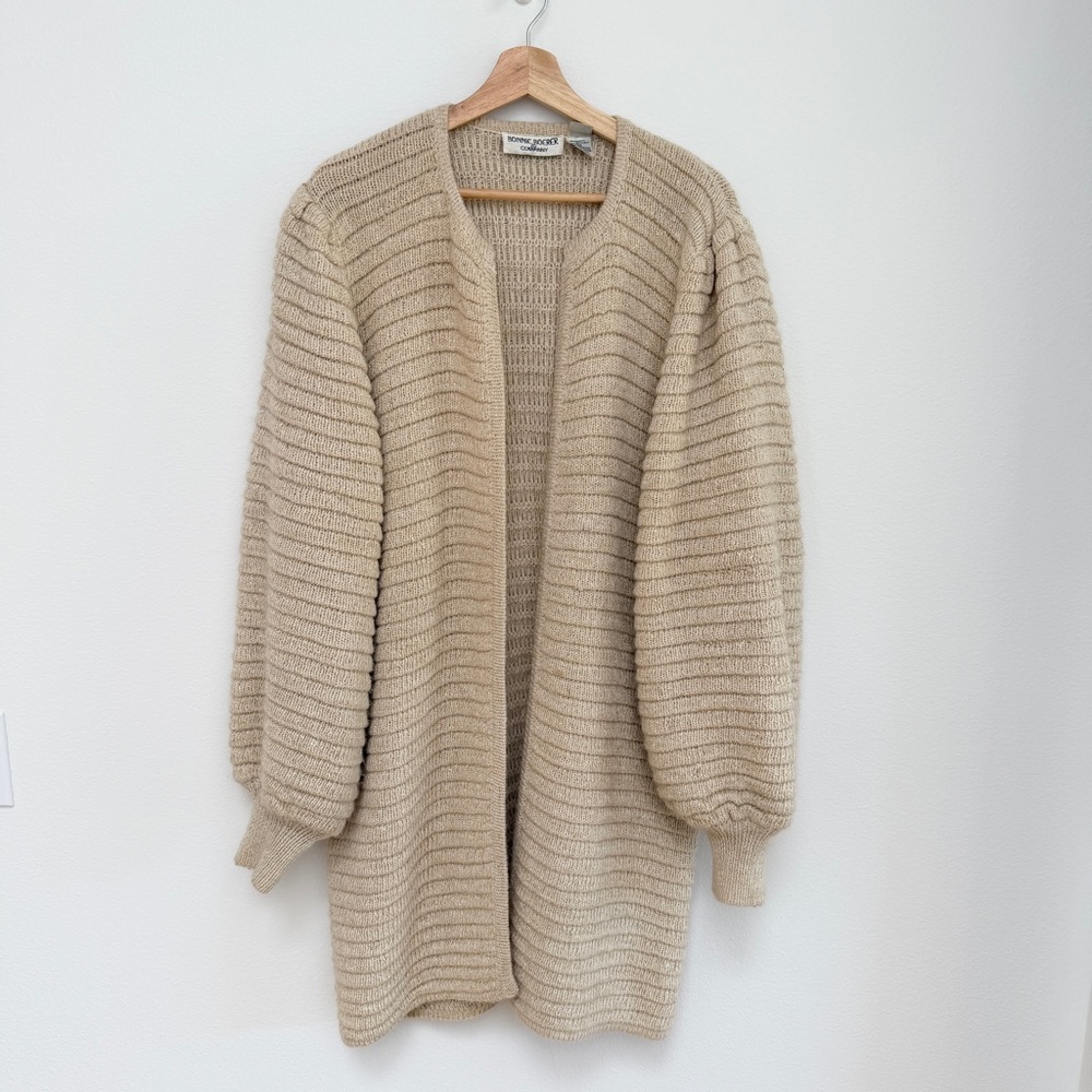 VTG Chunky Knit Cardigan Sweater Coat